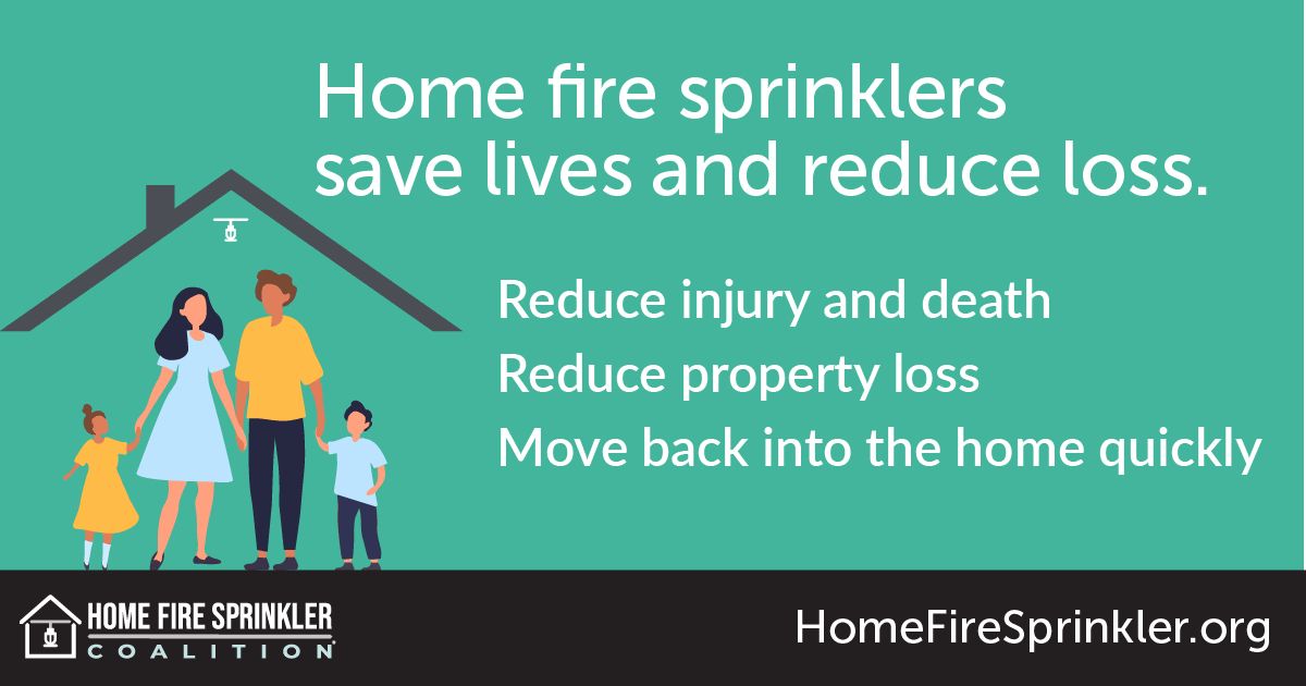 It’s easy to live with home fire sprinklers. They’re simple and they make your home safer. Learn the facts at homefiresprinkler.org