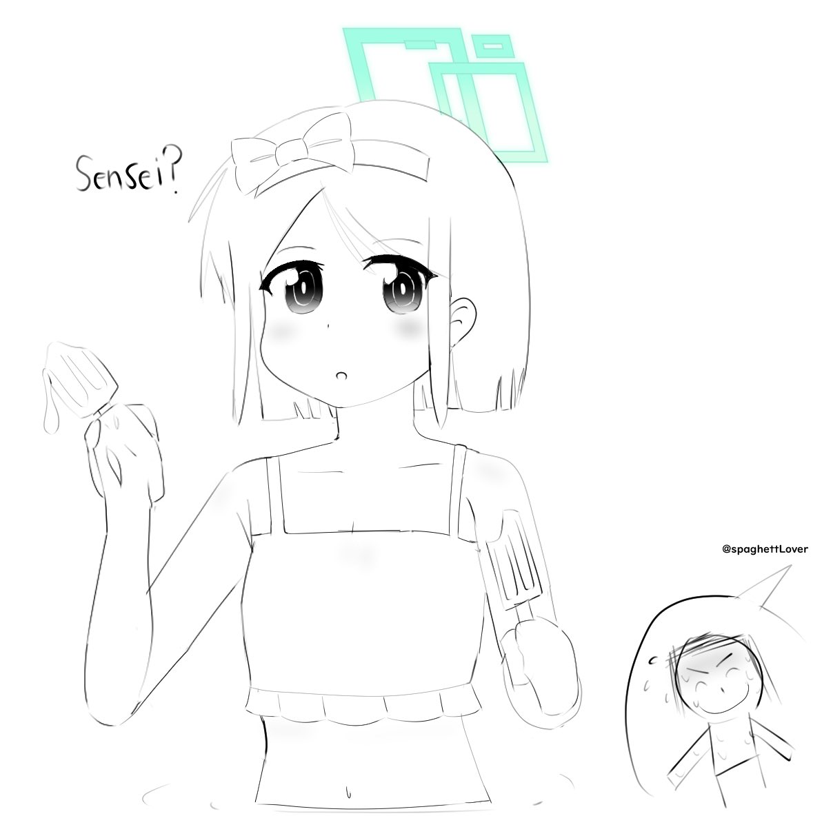 SpaghettLover's tweet image. I draw lolis. Follow me.