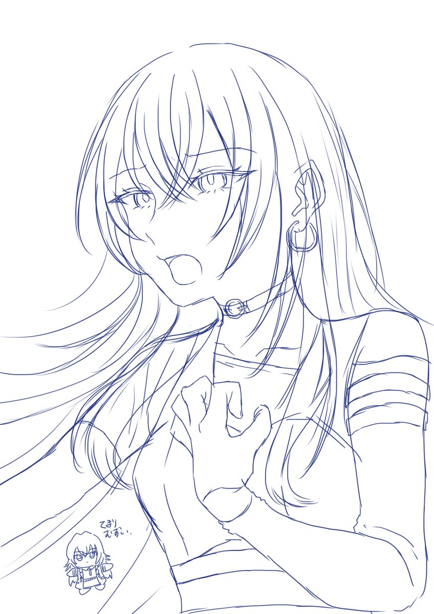 oit_mk's tweet image. 5月に部員たちが描いたイラストです！
#今月描いた絵を晒そう 
#イラスト