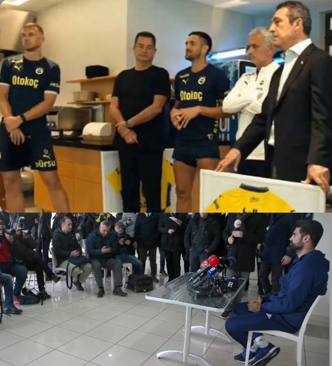 Transfer döneminde iki kulüp arasında kalan futbolcuların bu iki fotoğrafa iyi bakması lazım. 
Biri dava takımı anlı şanlı Galatasaray, diğeri ise Mersin İdman Yurdu'ndan biraz daha kurumsal herhangi bir kulüp.