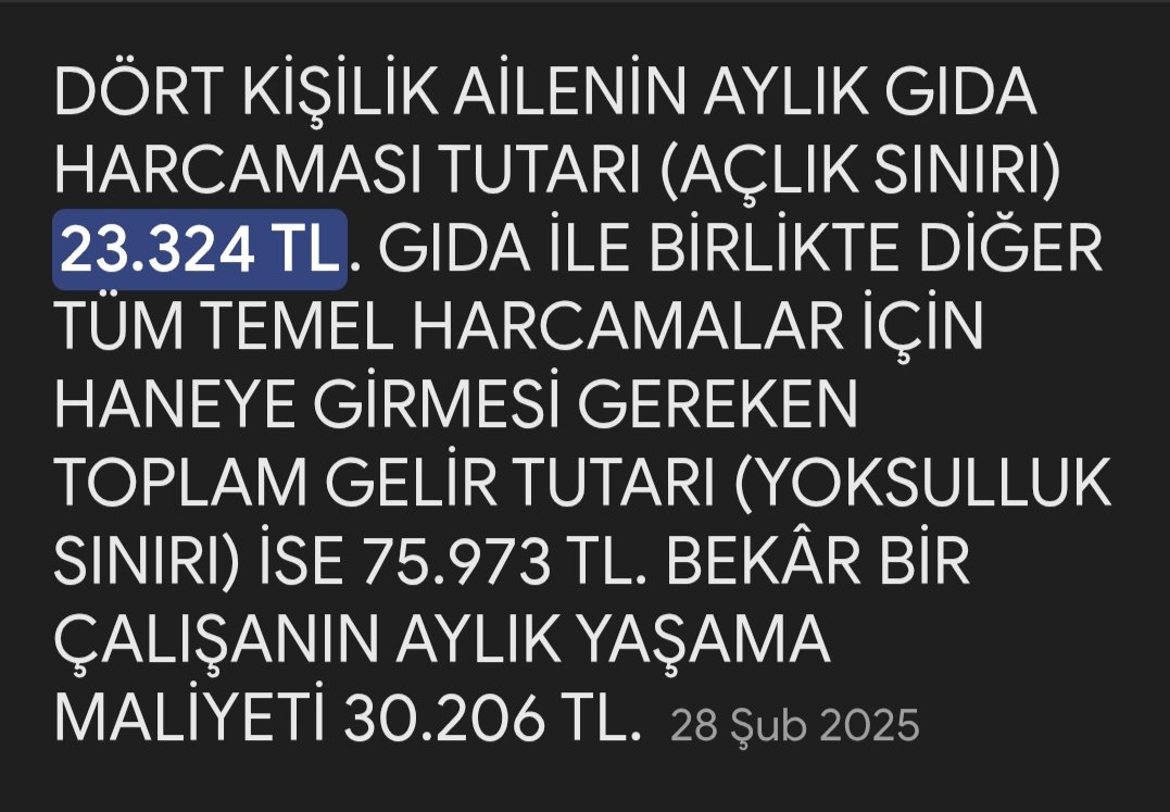 shamankurt's tweet photo. @drcemiltugay Açlık sınırı 23 yoksulluk sınırı 75 bin TL. İnsanlar sömürülmeye, ezilmeye ve emeği çalınmaya o kadar alıştırılmış ki; kimse hakkını aramıyor, aramadığı gibi hakkını arayan insanlara da laf söylüyor. Sizler köle olmuş sunuz farkında değil siniz. https://t.co/xLpaP8A7D9