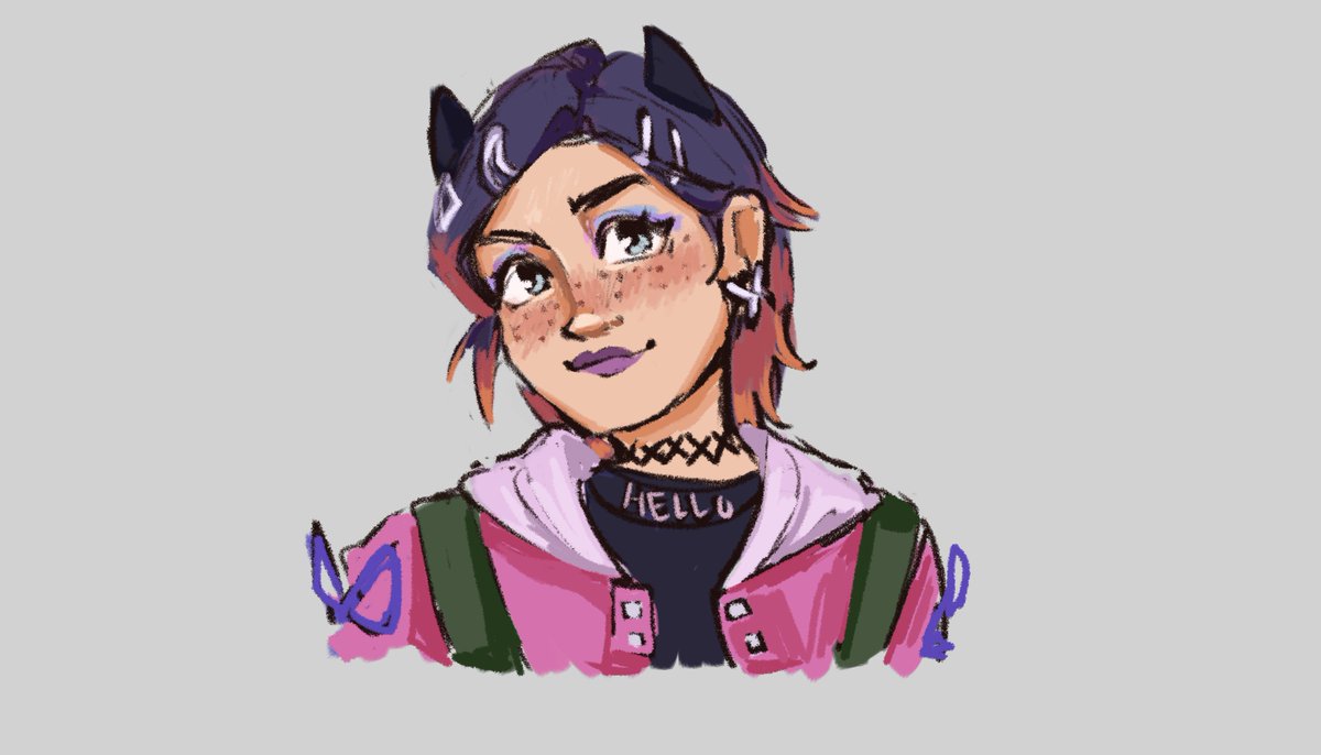 clove from valorant doodle i did for my bestie whos in love with them
#VALORANT #VALORANTfanart