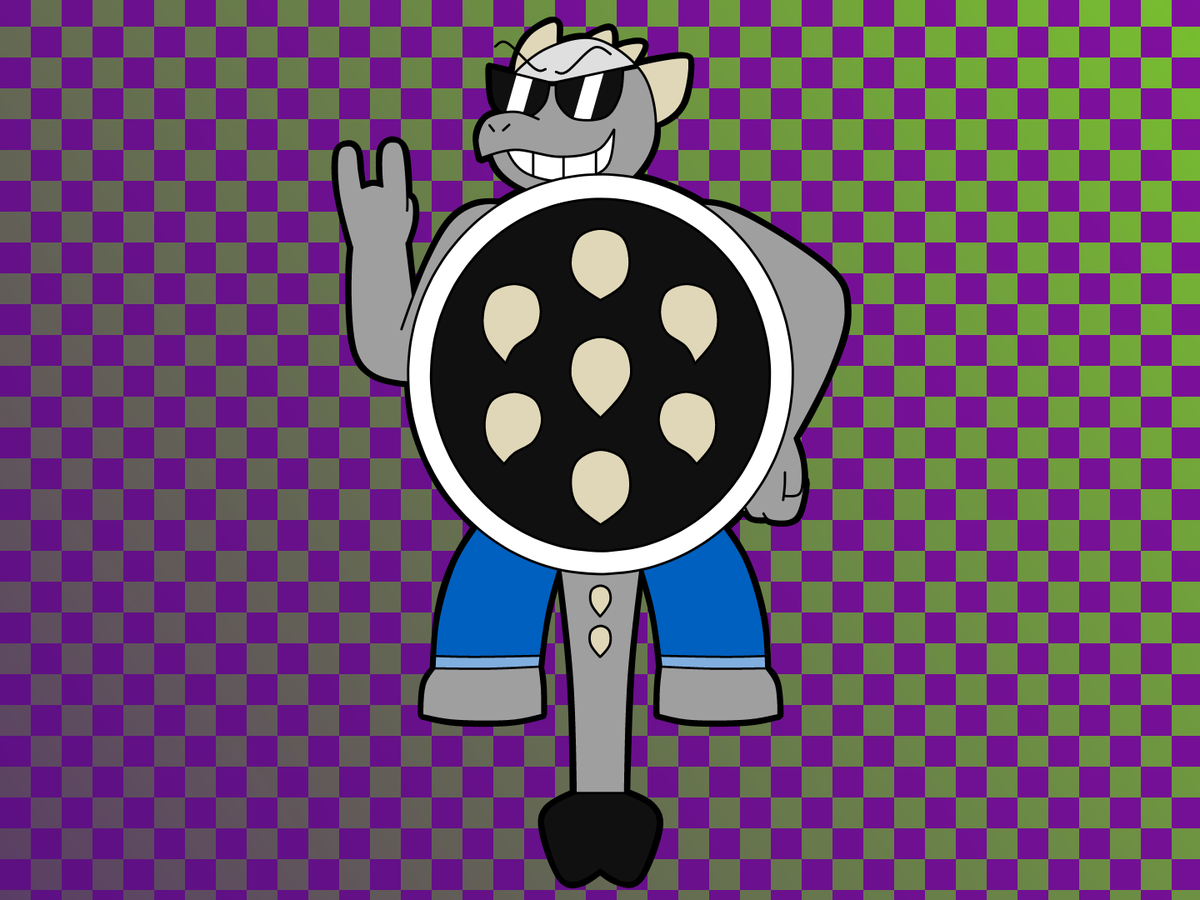 BabyMarioFan12's tweet image. Bruce Clubtail Drawing for @ZarlandRex
