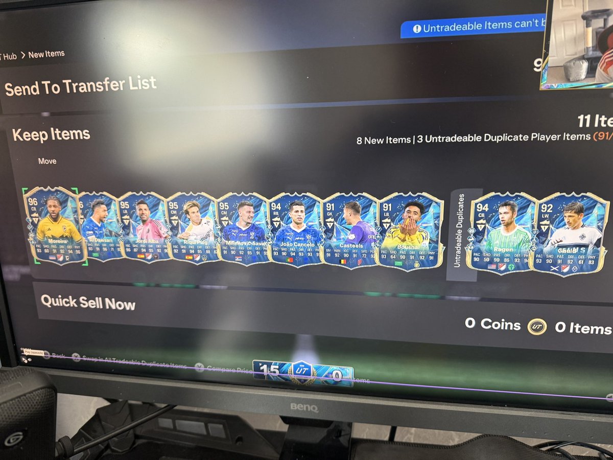 RTG 75-0😮‍💨

5 weekends unbeaten on the RTG, hopefully can keep it going for ultimate tots next week🤞🏼

After seeing a 96 walkout first in the ultimate pack, I was getting excited that soon changed🙃

#FC25