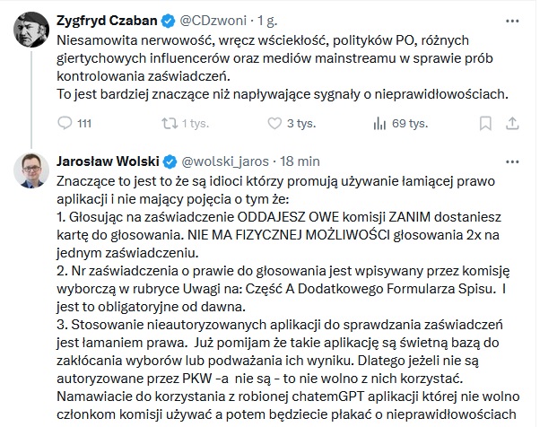 Brawo Jarek !!! Tak się punktuje i ośmiesza pisdzielskiego imbecy.la