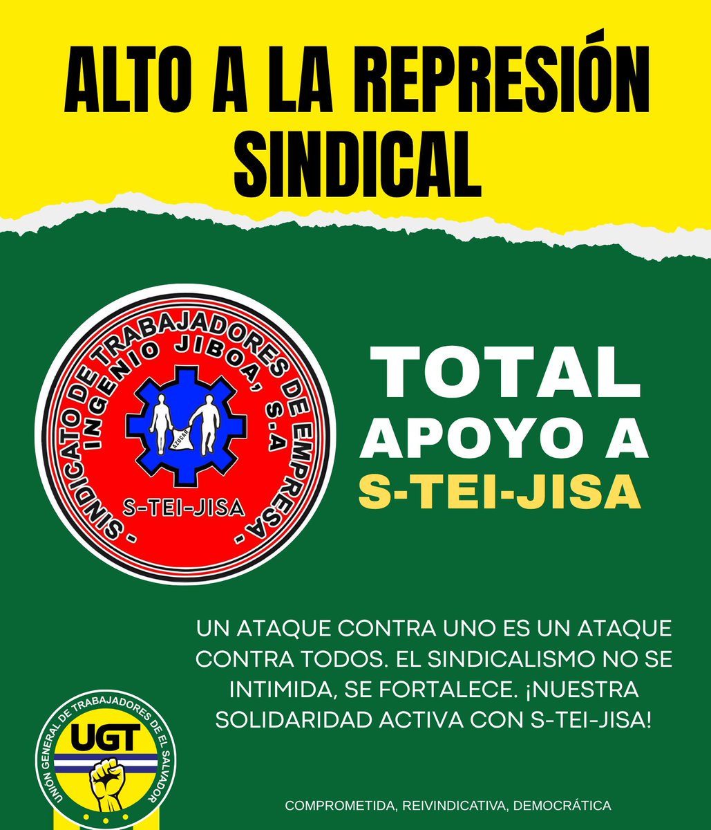 UGT El Salvador 🇸🇻 tweet media