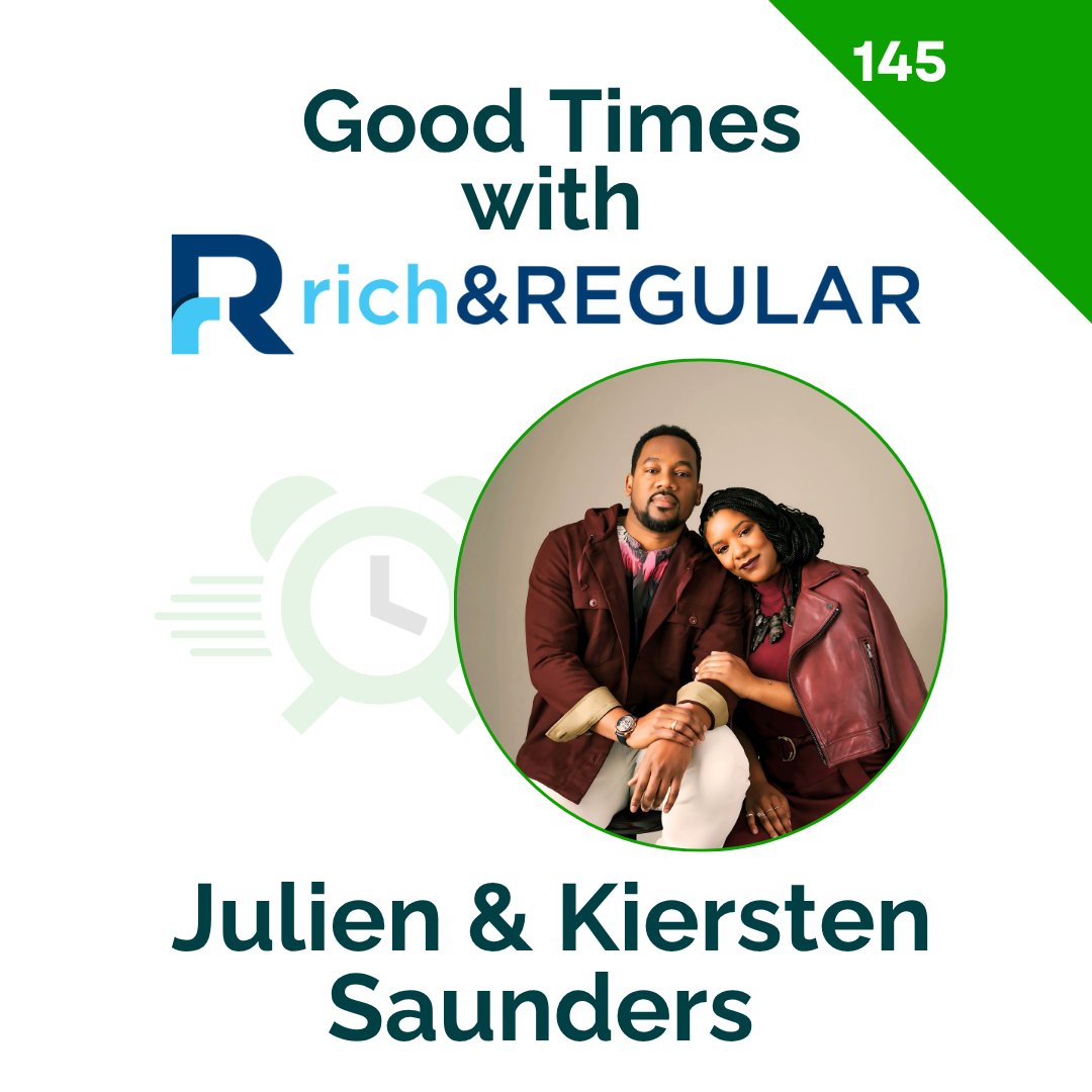 Catching Up to FI (@catchinguptofi) on Twitter photo In this episode we are joined by Julien and Kiersten Saunders, co-creators of <a href="/richandregular/">rich & REGULAR</a> & authors of 'Cashing Out: Win the Wealth Game by Walking Away'. What started as a blog in 2017 has grown into a multimedia powerhouse, all centered around their mission… to inspire... In this episode we are joined by Julien and Kiersten Saunders, co-creators of <a href="/richandregular/">rich & REGULAR</a> & authors of 'Cashing Out: Win the Wealth Game by Walking Away'. What started as a blog in 2017 has grown into a multimedia powerhouse, all centered around their mission… to inspire...