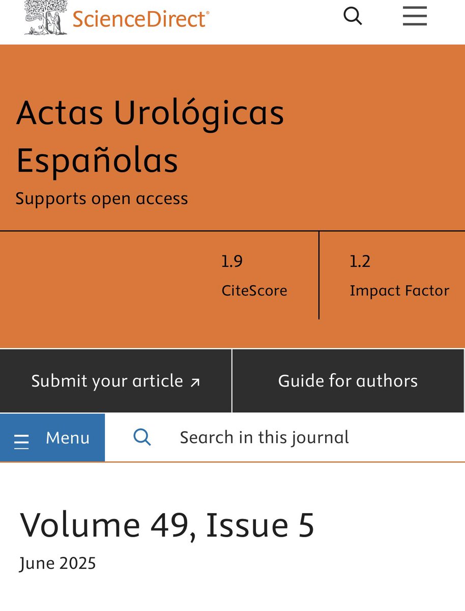 Óscar Rodríguez Faba (@rodriguezfaba) on Twitter photo 🚨Available the JUNE 2025 issue of <a href="/actasurologicas/">actasurologicas</a> full of highly interesting content!! sciencedirect.com/journal/actas-… 🚨Available the JUNE 2025 issue of <a href="/actasurologicas/">actasurologicas</a> full of highly interesting content!! sciencedirect.com/journal/actas-…