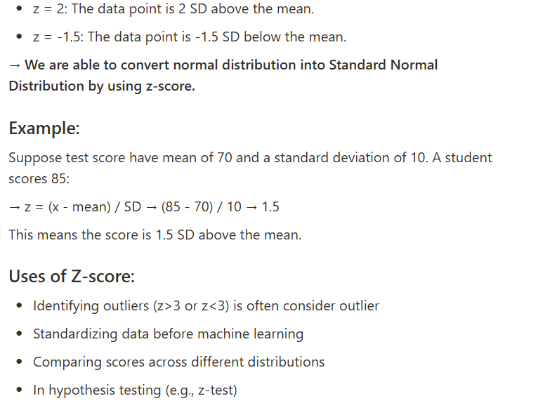 shishir_oends38's tweet photo. Day 1: Today I learned z-score 
@lftechnology  #MachineLearning #statistics #descriptiveStats #AI #leapfrogtechnology https://t.co/pKzkARegNM