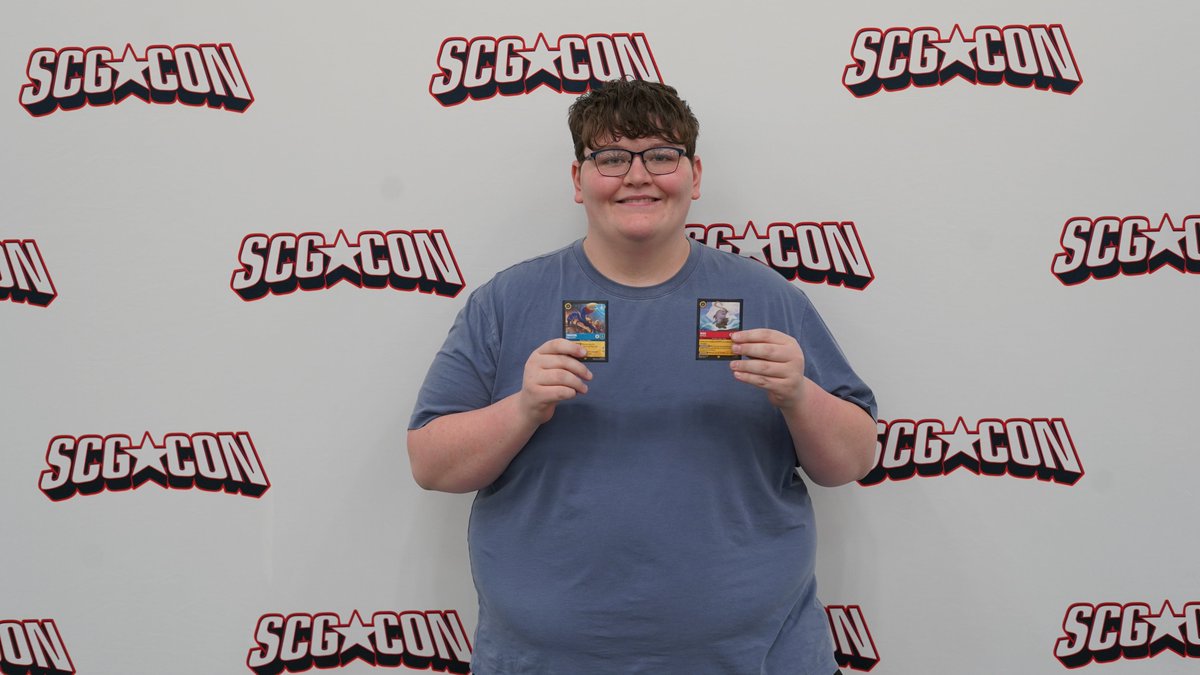 StarCityGames's tweet photo. 🏆 Congratulations to Jeremiah Chatham, Sunday's Disney Lorcana $1K Champion at SCG CON Indianapolis! 🧙‍♂️✨

👏 Shoutout to the rest of the Top 4 for an epic run!

Join us at an event near you! 💥
🔗 https://t.co/MXrJxYF9aK

#SCGINDY https://t.co/5o77AR00On