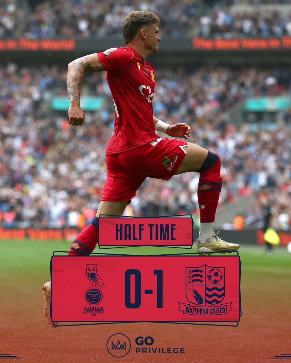 Ahead going into the break 💪