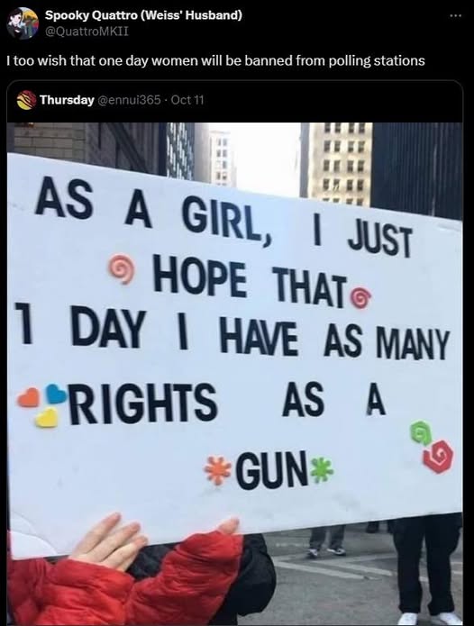 What rights do women NOT have?

Visit Xring3.com