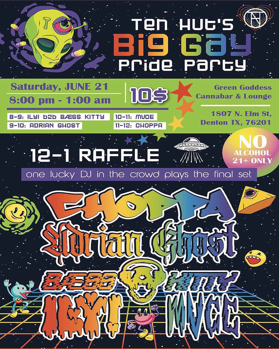 Happy pride! We got a crazy pride show coming up on the 21st in denton! Yall come out and support a trans artist (me) 🖤👻🏳️‍⚧️