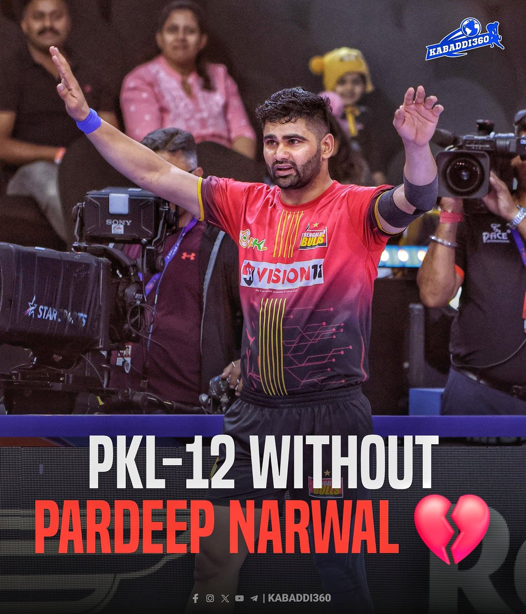 Kabaddi_360's tweet image. No Pardeep Narwal in PKL 12 💔
 Who will miss Pardeep in PKL?
.
.
.
#PardeepNarwal #ProKabaddi
#pklplayerauction #Kabaddi360