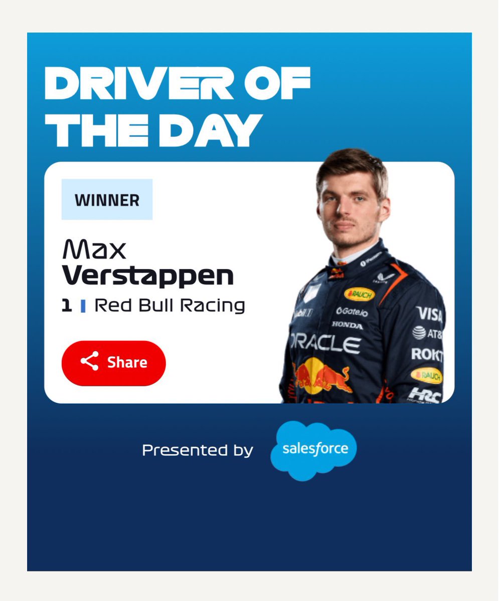 👀MAX VERSTAPPEN “GÜNÜN SÜRÜCÜSÜ” SEÇİLDİ!