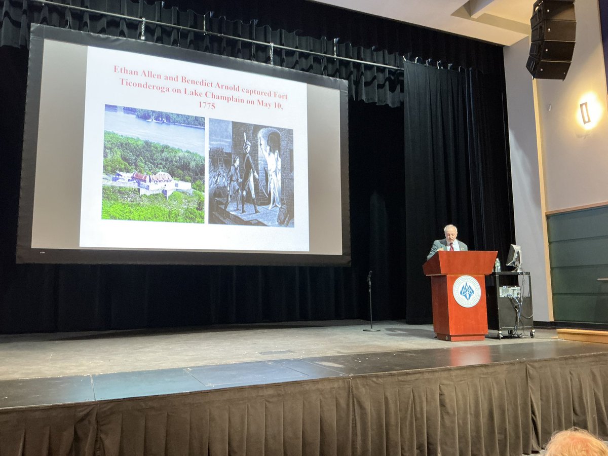 kellehersp's tweet image. Very important subject presented by Michael P. Gabriel on Richard Montgomery and the Other Invasion of Canada The Fort Plain Museum's American Revolutionary War Conference 250 #america250