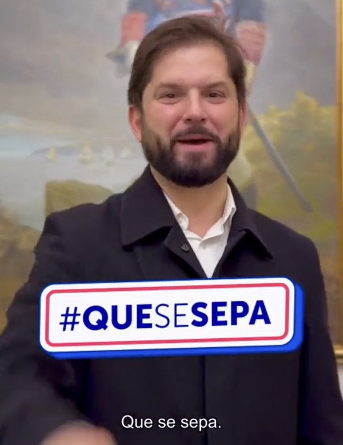 ___Pachi__'s tweet photo. El gobierno de Gabriel Boric será recordado como el más corrupto, ladrón, mitomano, sinvergüenza, asqueroso, demente, inepto y miserable de la historia. https://t.co/LfJ5tzF9wu