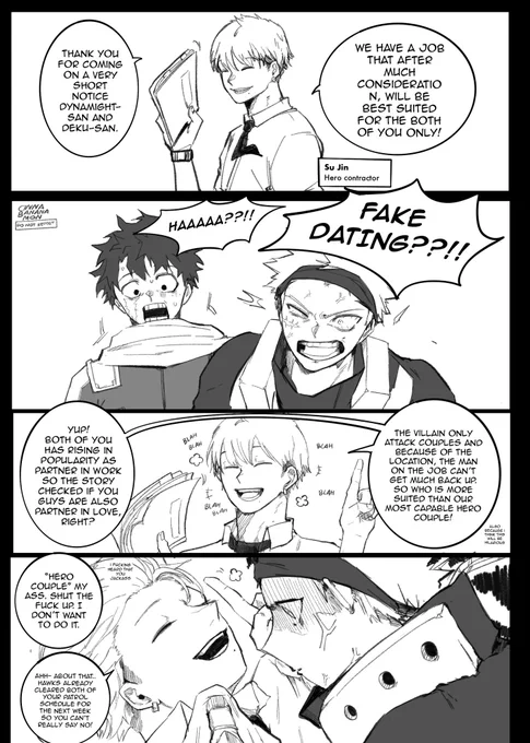Bakudeku AU

"Is it for real???"

(Finally I make something out of a prompt like this *squealing noise*) 