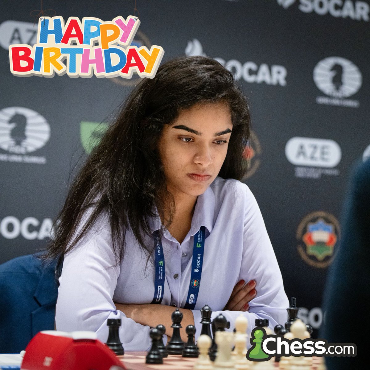 Chess.com - India (@chesscom_in) on Twitter photo 🎂 Happy Birthday to 🇮🇳 WGM <a href="/PriyankaNutakki/">Priyanka Nutakki</a>! 🎂 Happy Birthday to 🇮🇳 WGM <a href="/PriyankaNutakki/">Priyanka Nutakki</a>!