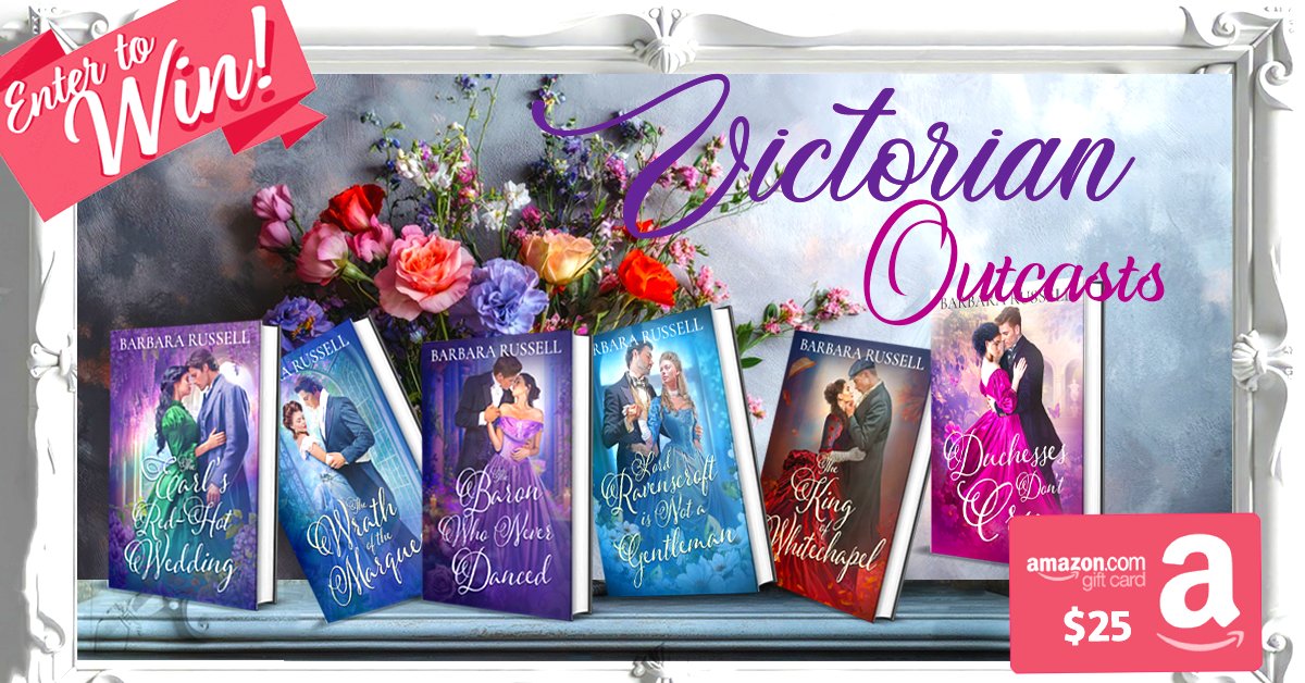 📣​💃NEW RELEASE SERIES GIVEAWAY🎁
📚Victorian Outcasts Series
💞Historical Romance💞
⭐️READ FOR FREE ON KINDLE UNLIMITED⭐️
bookthrone.com/victorian-outc…
HISTORICAL ROMANCE✅ STEAMY✅ VICTORIAN LONDON✅

#barbararussell #victorianoutcasts #historicalromancebooks #historicalromance