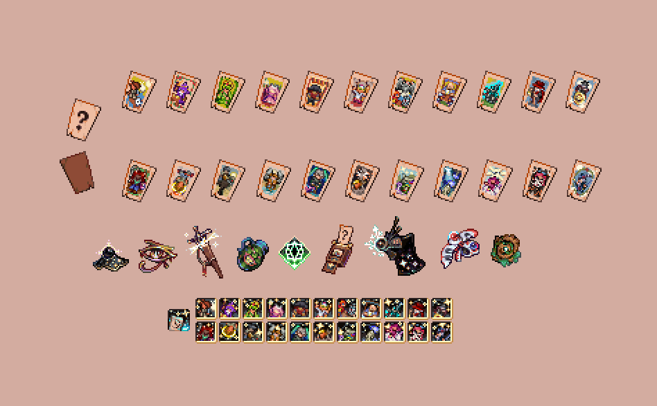 #pixelart #terraria #ドット絵

Finished all the Tarot Cards their respective accessories