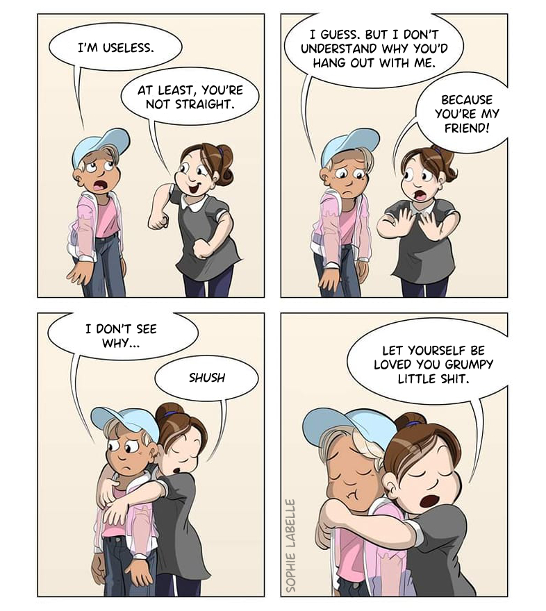 AssignedMale's tweet image. Let yourself be loved. Happy Pride Month!