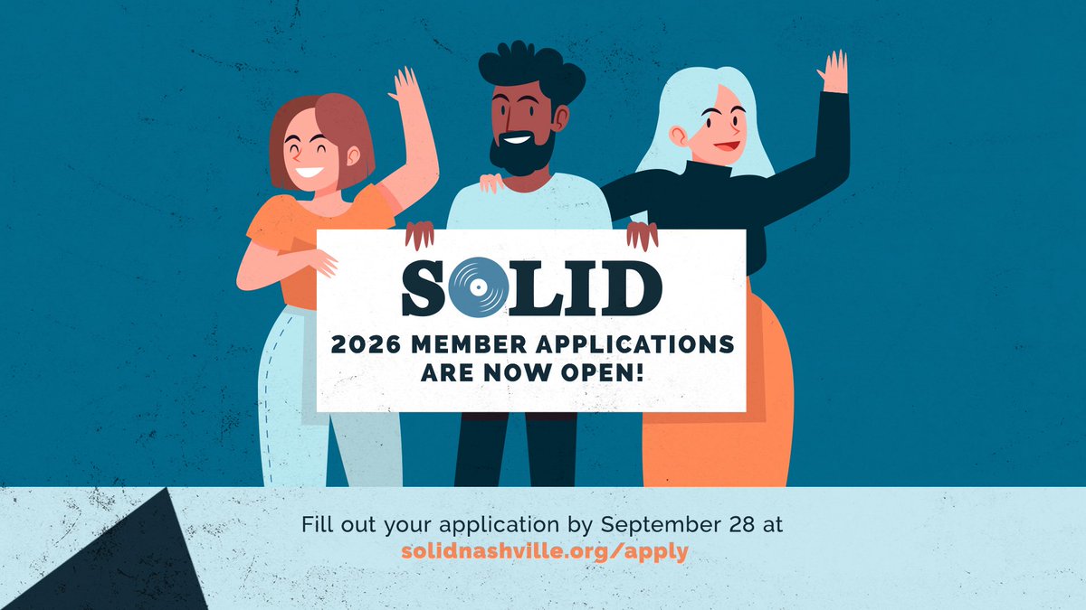 Want to become a member of SOLID? Apply now through Sept. 28th and enjoy exclusive events, build meaningful connections, learn from top executives and so much more! 💙

Apply now at solidnashville.org/apply