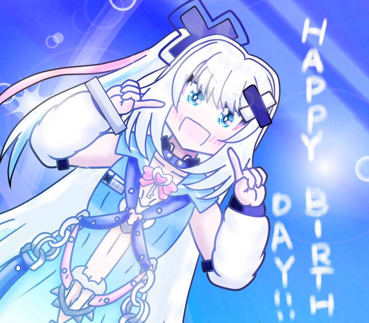 「ぐみさんお誕生日おめでとうございます #銀棘あーと」|ぽかhiイネザメ🌾🐑🍚🌌👑🐬🛌🦉📕(✪ゴエルッソ)✨のイラスト