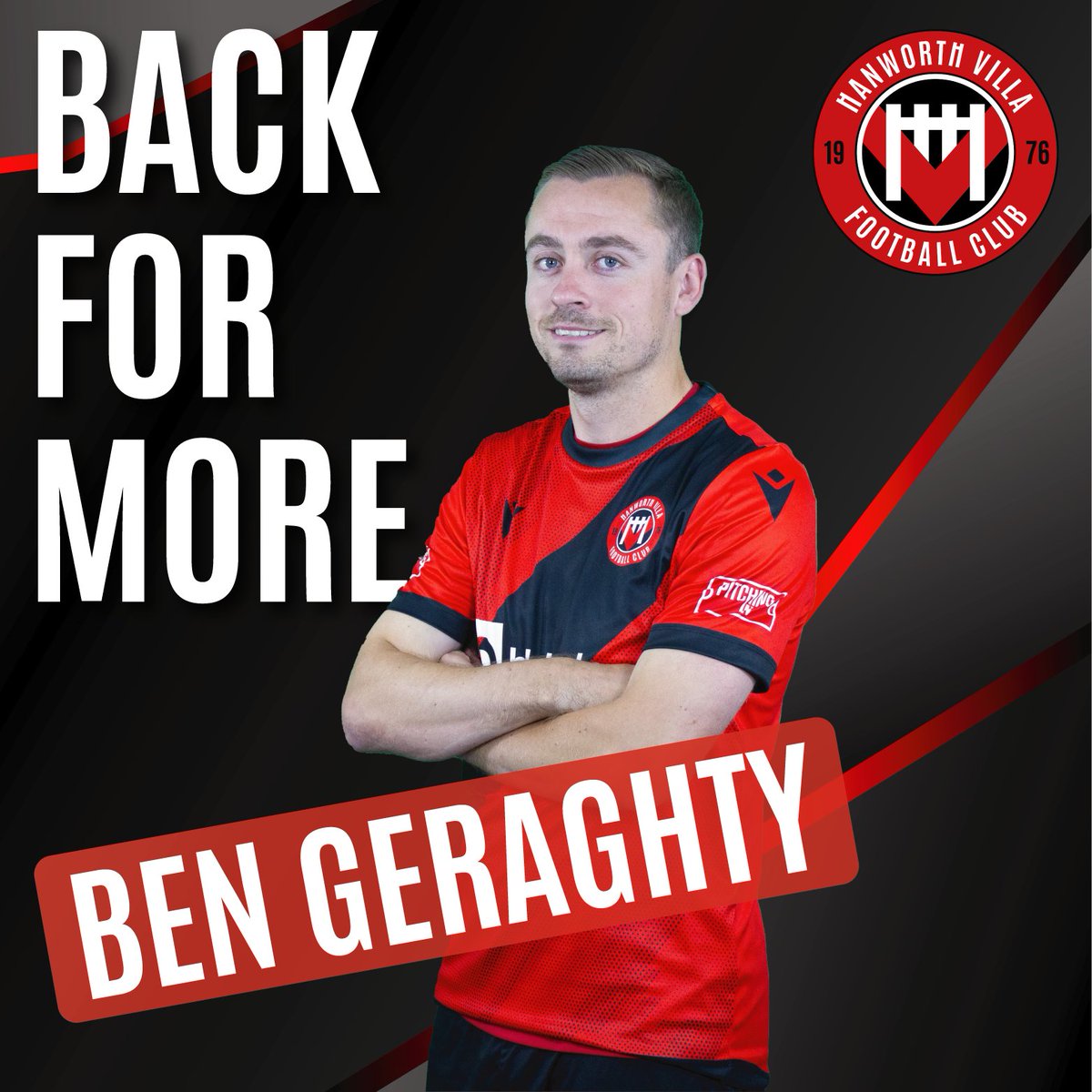 Can’t Keep a Good Man Away, Geraghty Stays Villa True!

A midfield engine and fan favourite Ben Geraghty commits to Hanworth Villa for the 2025/26 season 🔴⚫
Let’s go again, Ben!
#HVFC #villafamily