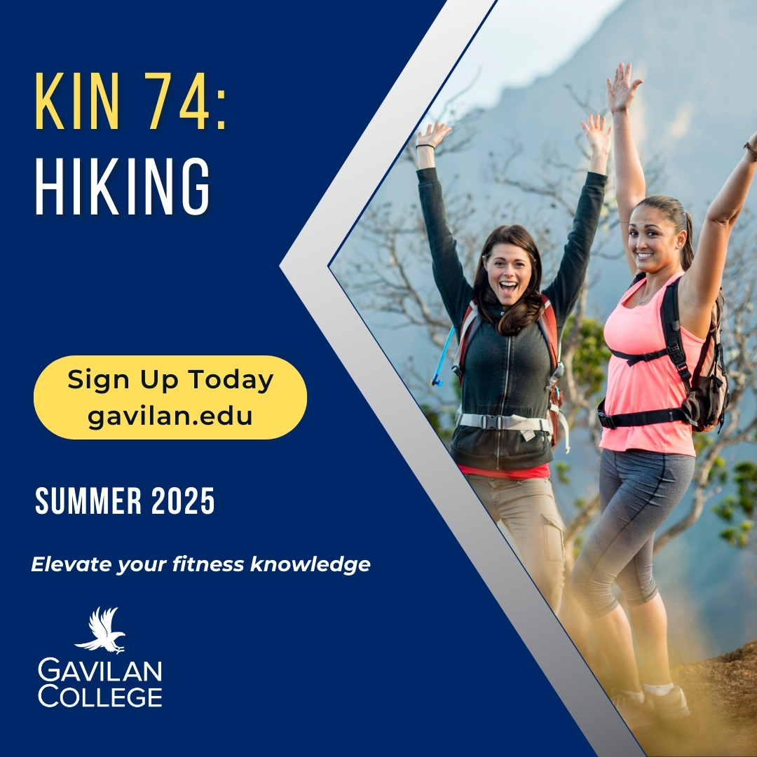 Explore the outdoors with KIN 74 – Hiking!
 
Discover the beauty of Santa Clara &amp; San Benito County parks and trails! Enjoy scenic hikes averaging 4 - 6 miles on easy to moderate terrain.  This class is perfect for beginners.

Enroll today at gavilan.edu!