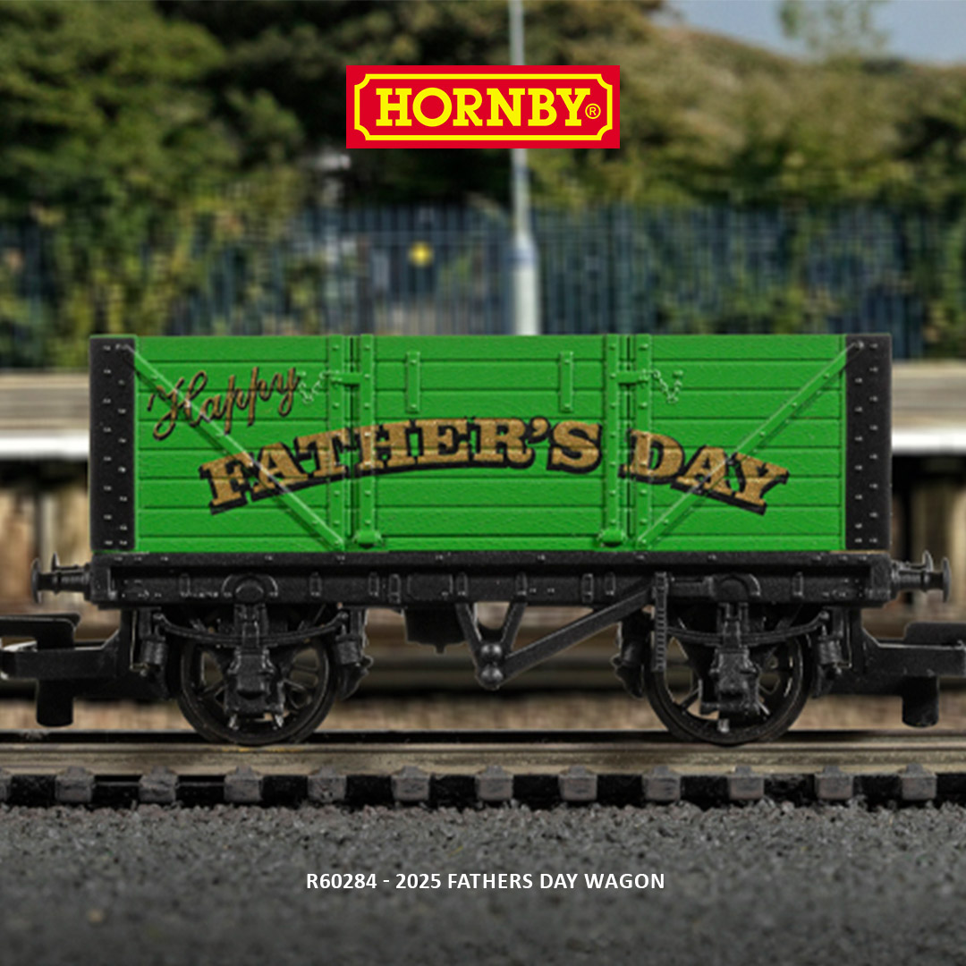 🎁 Get set for Father’s Day with the perfect gift!

This beautiful wagon is ideal for the father figure in your life, or for those who you love and share this special hobby with.

Visit our website to order yours👉 bit.ly/3YzHaEe

#Hornby #Modelrailway #Fathersday
