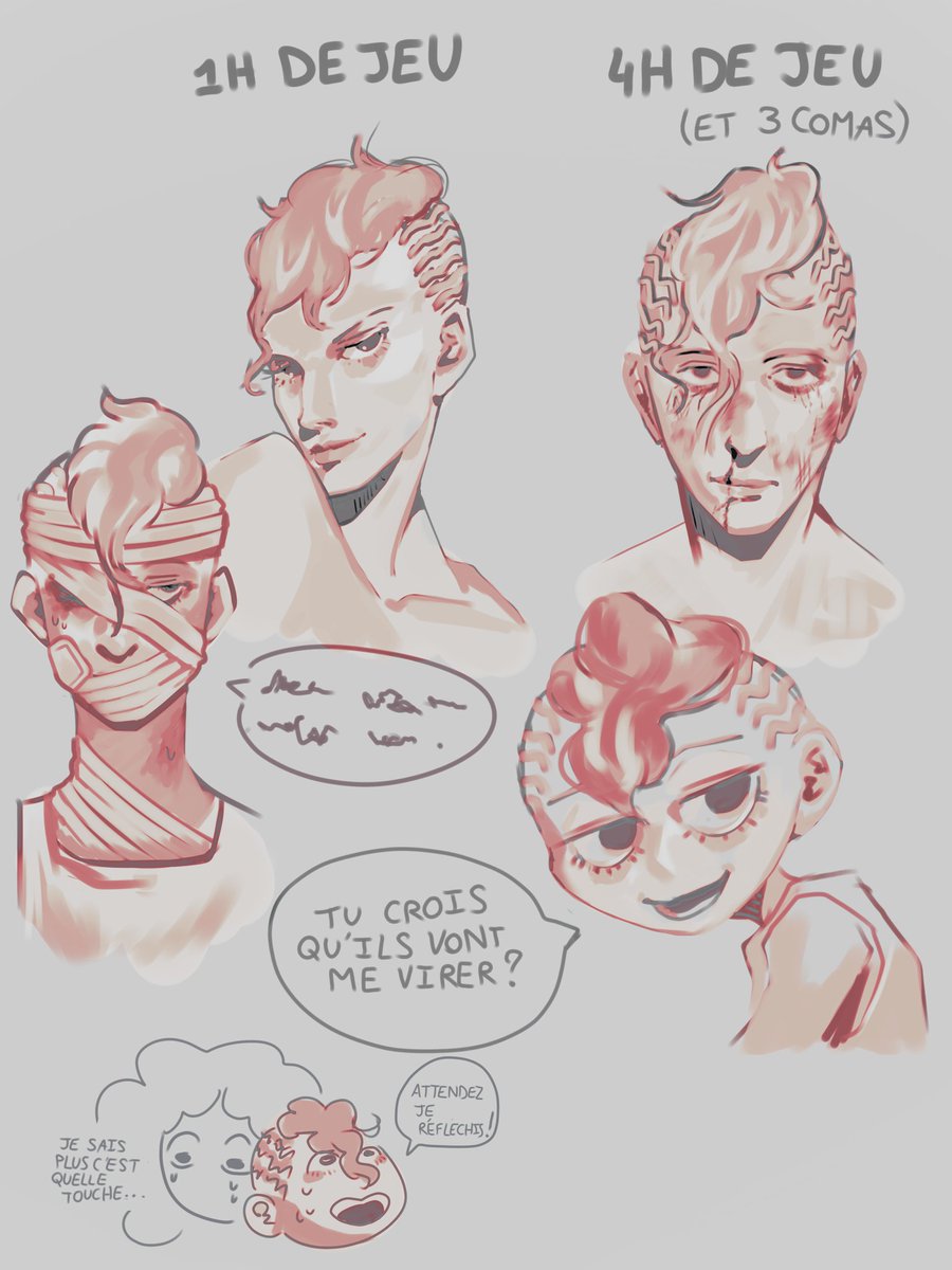 Laopqsrt's tweet image. J'aurais jamais pensé me retrouver de l'autre côté un jour mais banger de pouvoir rp par moi même I guess (Je pue la merde au jeu PTDRRRR) du coup tenez quelques doodle de mon perso cette grosse neuille #rerollRP