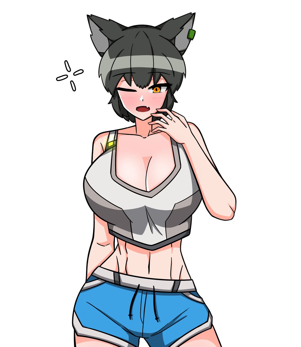 늑대녀 린의 실내복

더워지니까 집 안에서도 편한 옷으로