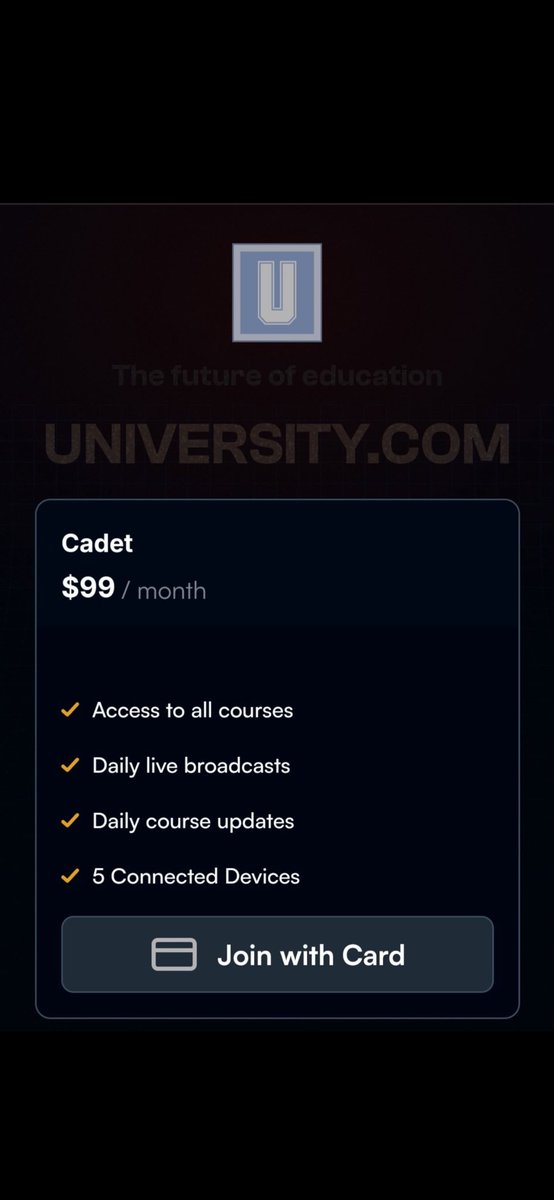 xsamsalvatore's tweet image. Your “university” are programs to learn to mow the lawn and walk dogs and it’s supposed to compete with IVY league universities?