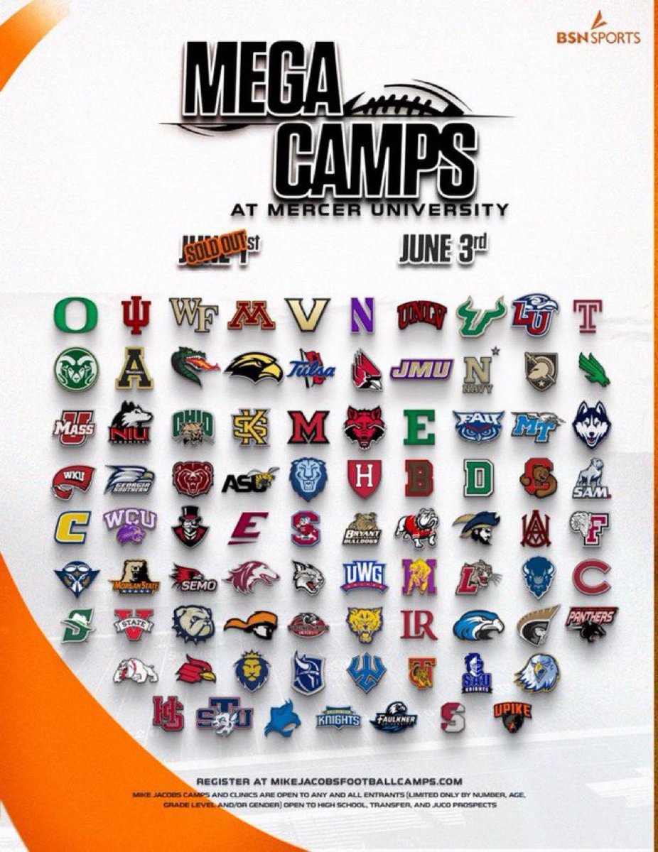 I will be attending the Mercer camp today