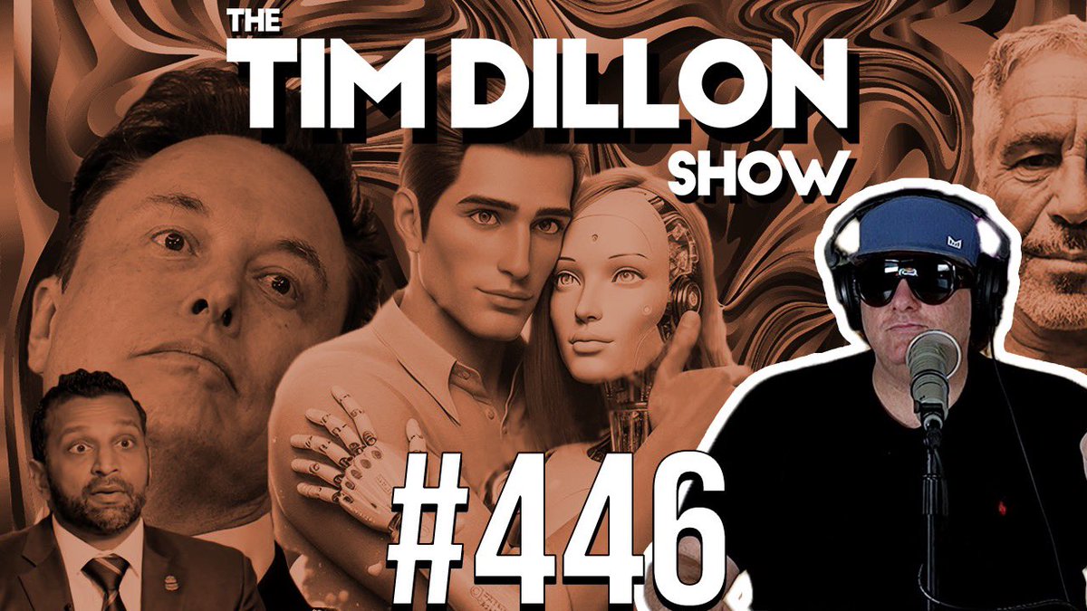 TimJDillon's tweet image. Epstein Cover-Up, Elon’s K-Hole, & AI Chatbot Love | The Tim Dillon Show #446
youtu.be/zshMpWAiVDQ