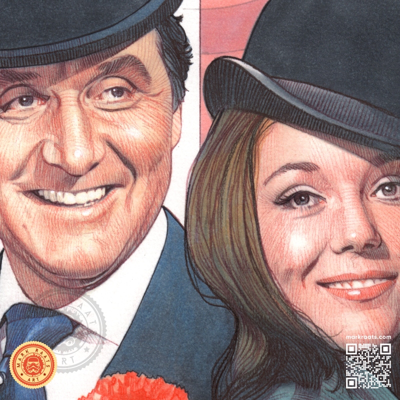 The original Avengers - 1961-1969
John Steed and Emma Peel

#theavengers #johnsteed #emmapeel #patrickmacnee #dianarigg #sydneynewman #pencil #prismacolorfans #portraitdrawing #markraats #traditionalart #notdigitalart #artbyhumans #SupportUkraine

2019

markraats.com