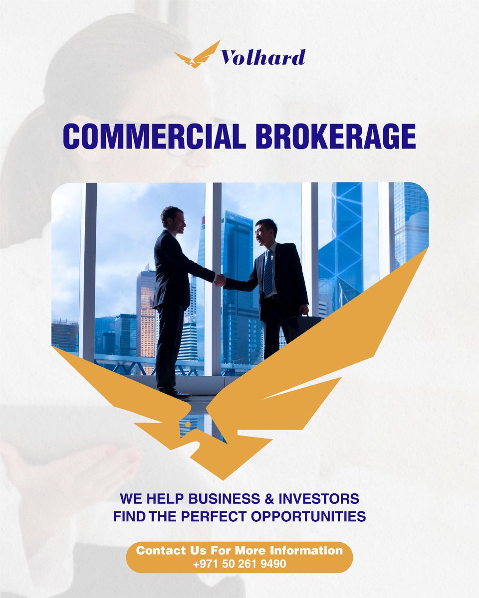 volharduae's tweet photo. Unlock Business Potential with Volhard UAE 📣
From closing deals to opening doors, we connect investors and entrepreneurs with real, lucrative opportunities across the UAE and beyond. 
Your next move starts here: 
📞 +971 50 261 9490 

#VolhardUAE #BusinessOpportunities https://t.co/Y70tLqS7Tu