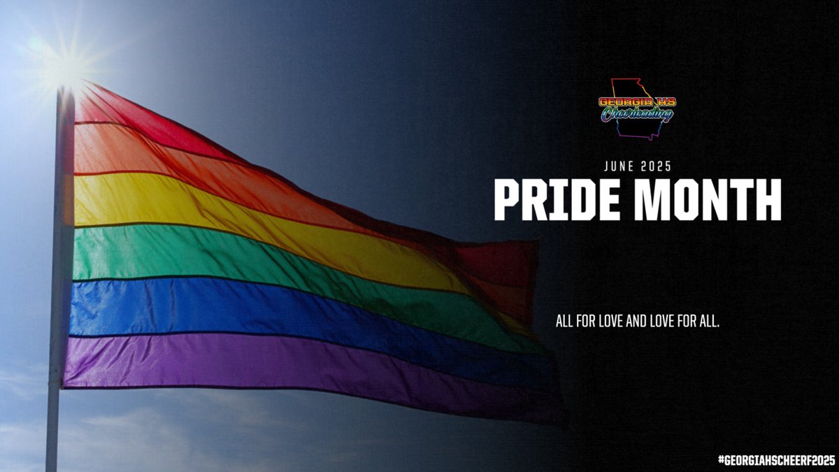 Happy Pride Month!!!
❤️🧡💛💚💙💜 📣
#GeorgiaHSCheer2025