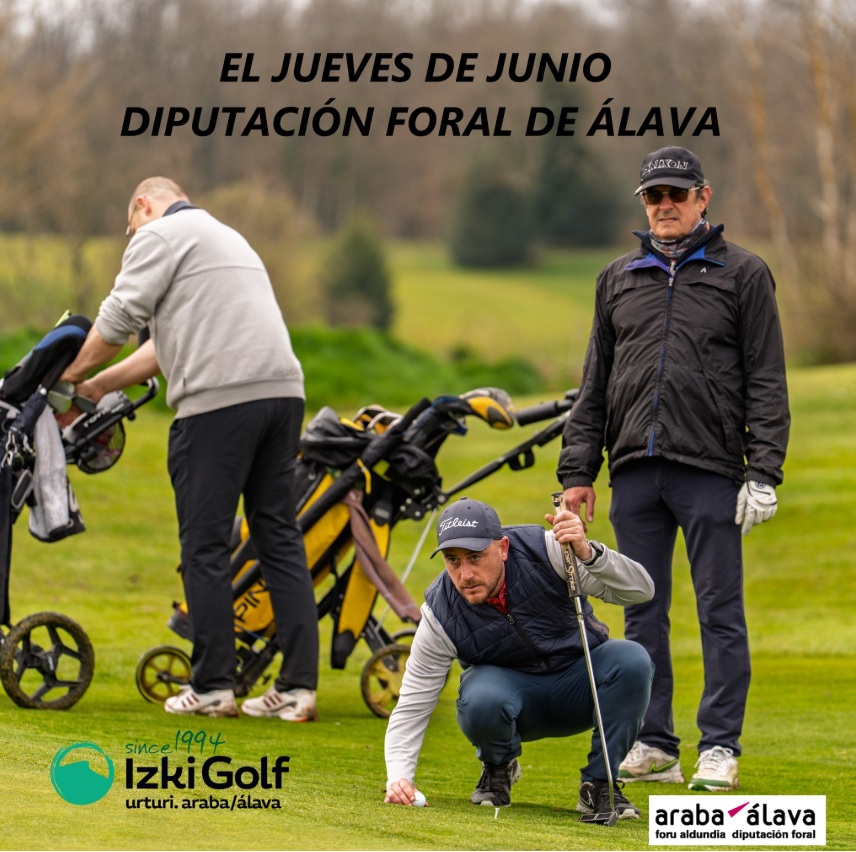 Izki golf (@izkigolf) on Twitter photo ¡⛳️ El Jueves de Junio ya está aquí! 🏌️♀️🏌️♂️
📅 Jueves, 5 de junio de 2025
En Izki Golf, con el patrocinio de @arabakoforualdundia 💚📲 Inscríbete ya:
📞 945 378 262 recepcion@izkigolf.eus
📧 Email indicando: torneo, menú y barras de salida ¡⛳️ El Jueves de Junio ya está aquí! 🏌️♀️🏌️♂️
📅 Jueves, 5 de junio de 2025
En Izki Golf, con el patrocinio de @arabakoforualdundia 💚📲 Inscríbete ya:
📞 945 378 262 recepcion@izkigolf.eus
📧 Email indicando: torneo, menú y barras de salida