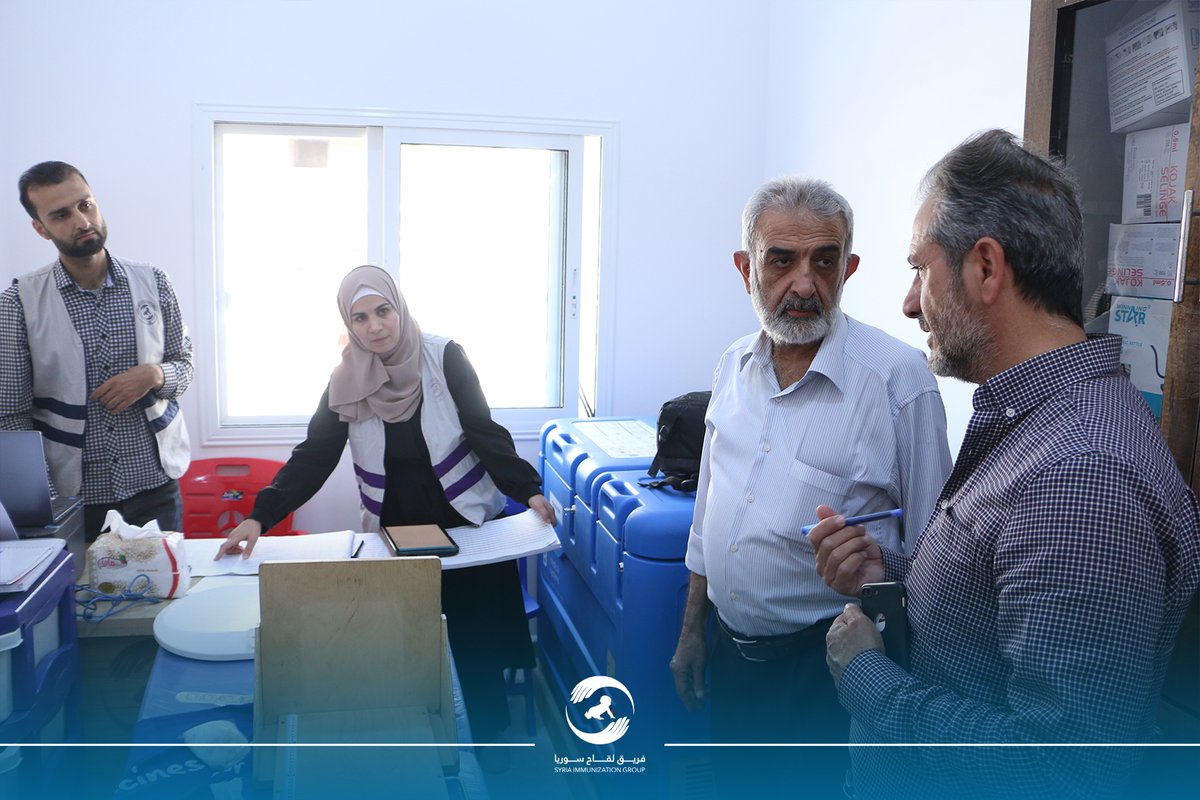 SIG_Syria's tweet photo. إعادة تفعيل خدمة اللقاح الروتيني في مدينة #معرة_النعمان والقرى المحيطة بها، وذلك بعد نقل مركز اللقاح من المخيمات إلى المدينة، بهدف تحسين الوصول إلى الخدمات الصحية وضمان تغطية أوسع للأطفال المستهدفين.
يقدّم المركز اللقاحات الروتينية للأطفال من عمر يوم واحد وحتى خمس سنوات https://t.co/IFIlNqJ27W