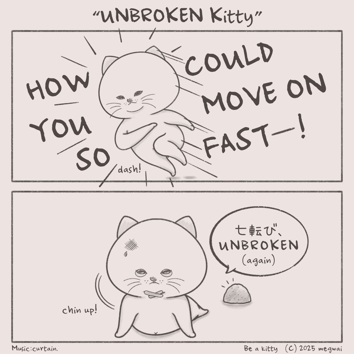 UNBROKEN - curtain Live 28.04.2012 (1080p) youtu.be/SPNioavvBh0?si… via <a href="/YouTube/">YouTube</a> 

㊗️UNBROKEN来日 
私のUNBROKEN愛を込めた、ねこ2コマ第2弾🐱 
curtainとD4をやりますか？みたいわぁ💖 ”How! could! you! move! on! so! fastーーー！” Definitely, Drop D! 
#UNBROKEN #WelcomeToJapan #ねこ2コ