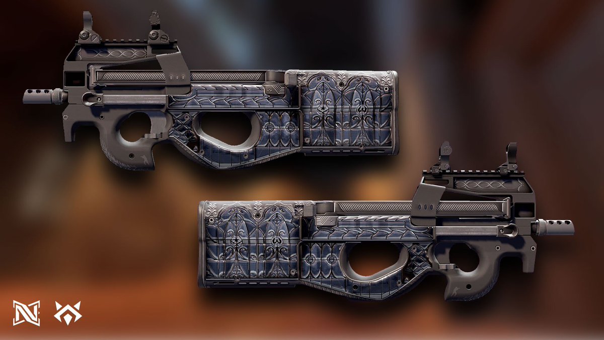 Nextgenz_cyril's tweet photo. #18thday P90 | Black vitrail for @CounterStrike https://t.co/TW0v228iNI