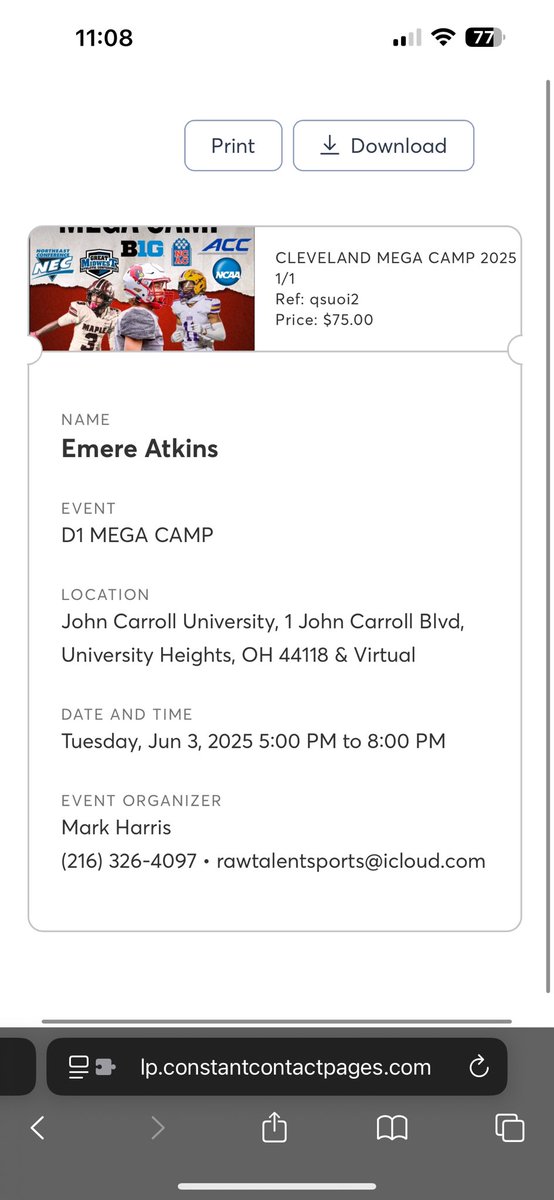 Coaches i will be in attendance at the D1 MEGA CAMP! <a href="/rawtalentsport1/">rawtalentsports</a>
