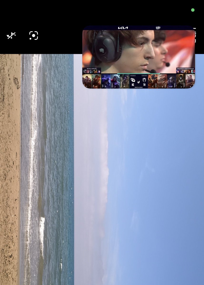 Vous regardez d'où le match? Ici en direct de la plage d'Algérie