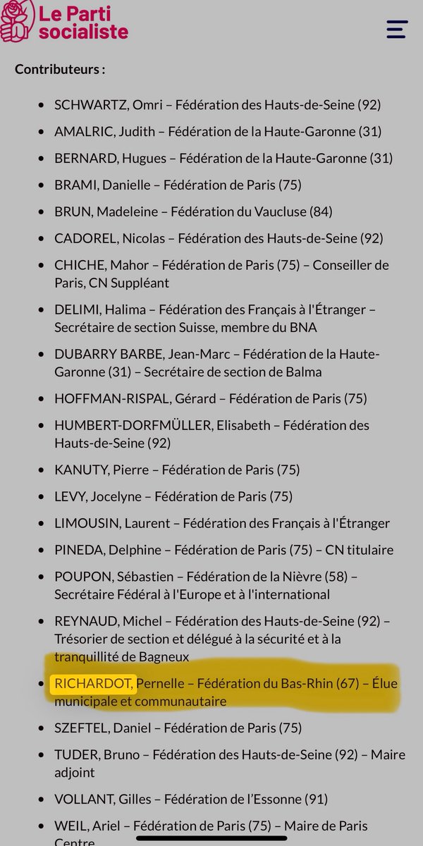 <a href="/PernelRichardot/">Pernelle Richardot🇪🇺</a> <a href="/EELV/">Les Écologistes - EELV</a> <a href="/marinetondelier/">Marine Tondelier</a> <a href="/franctireurmag/">Franc-Tireur</a> Contente toi de ton « Cercle de Sionistes » petit personnage  🤢