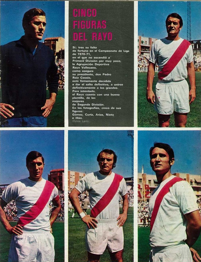 juan_cebo's tweet photo. Reportaje con entrevista a Pedro Roiz, presidente, poster y plantilla del @RayoVallecano, publicado en la revista #AsColor, el 14 de Septiembre de 1971. @ismael7786. https://t.co/UekyfdrkDm