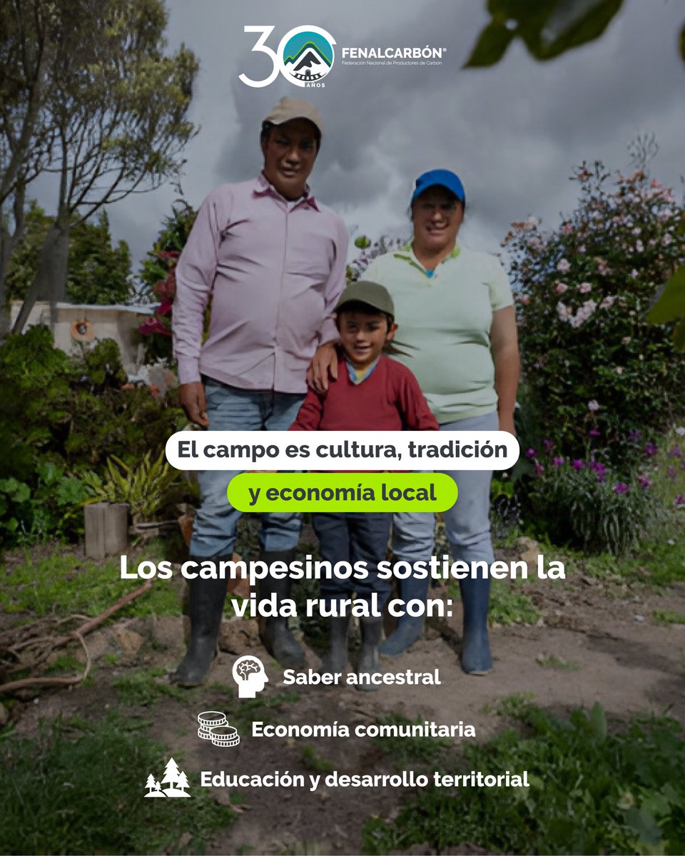 Ser campesino no es vivir del campo, es vivir para él. En Colombia, muchos de ellos también son mineros: trabajadores que cuidan la tierra.​

​Desde <a href="/fenalcarbon/">FENALCARBÓN</a>, rendimos homenaje a quienes hacen posible el origen de todo: la tierra, el alimento y la esperanza. #DíaDelCampesino