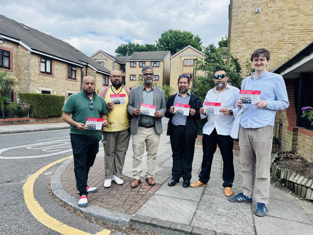 Had a productive day door knocking in Weavers Ward and Spitalfields &amp; Banglatown Ward as part of our Labour campaign. It was great to meet so many kind and receptive residents, who shared their thoughts and concerns with us.