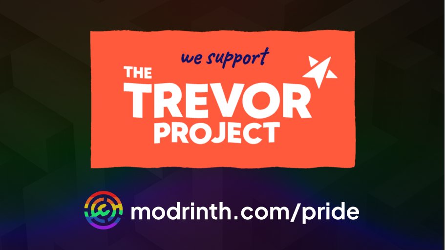 As Pride Month begins, Modrinth is fundraising for The Trevor Project to support LGBTQ+ youth. The Minecraft modding community is diverse, and we’re committed to keeping it that way. Donate to help make a difference: modrinth.com/pride 🏳️‍🌈 🏳️‍⚧️